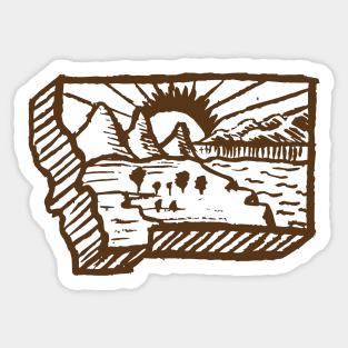 Montana 02 Sticker